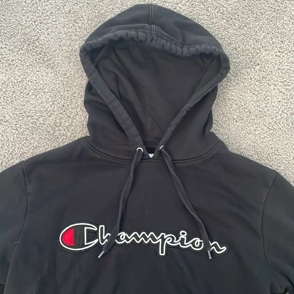 Black Men’s Small Champion Hoodie No Tags - Picture 3 of 5